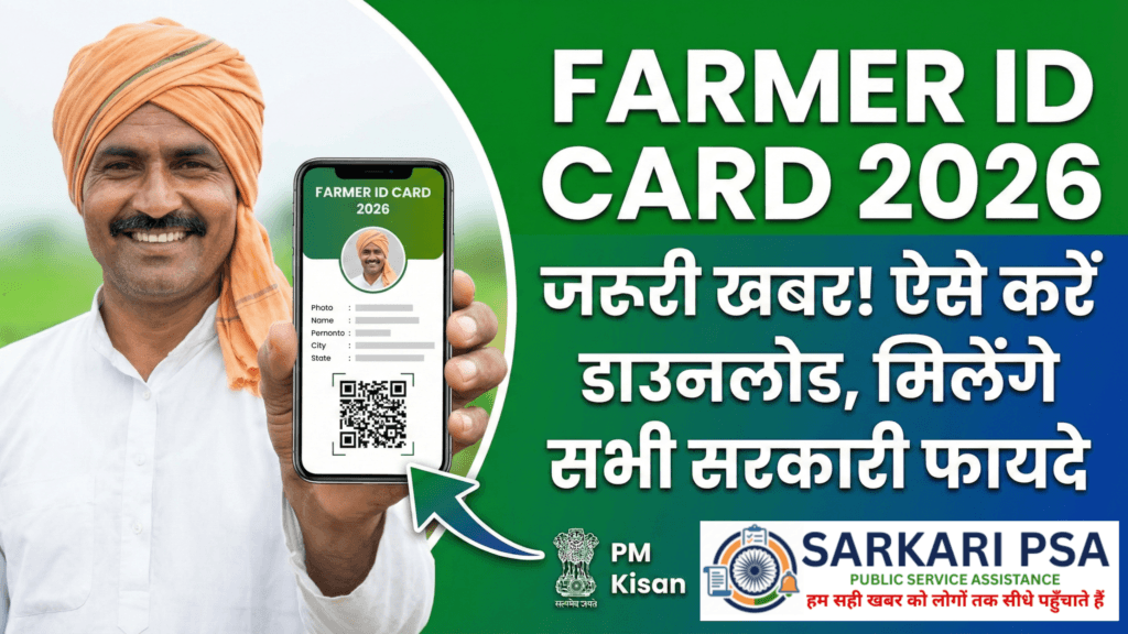 Farmer ID Card 2026: फार्मर आईडी कैसे बनाएं? लाभ, स्टेटस चेक और डाउनलोड करने का पूरा प्रोसेस